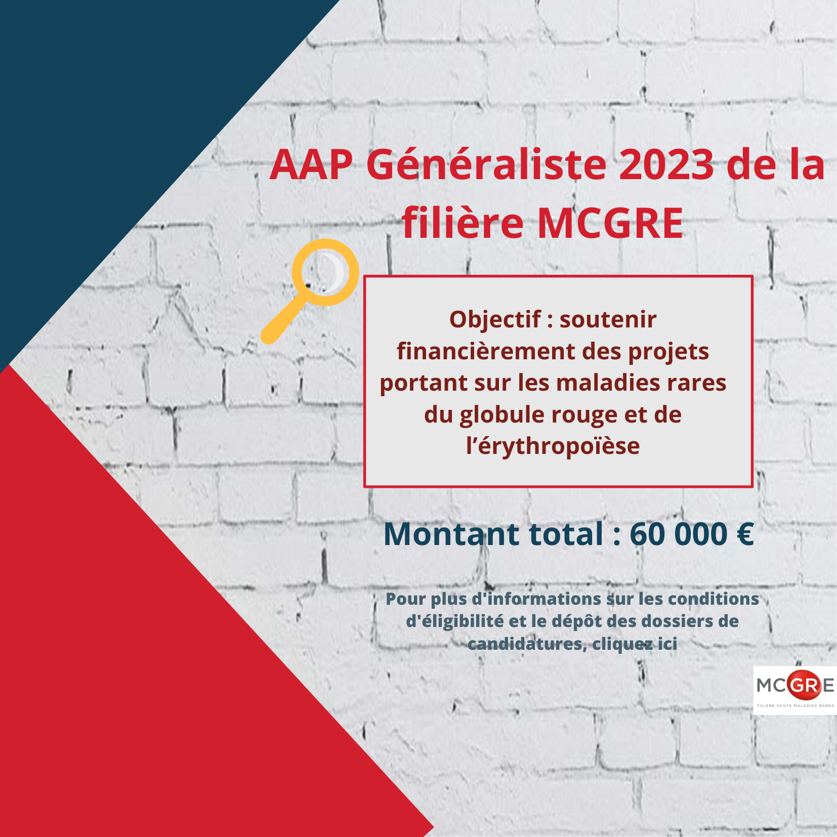 AAP Généraliste 2023 de la filière MCGRE 
