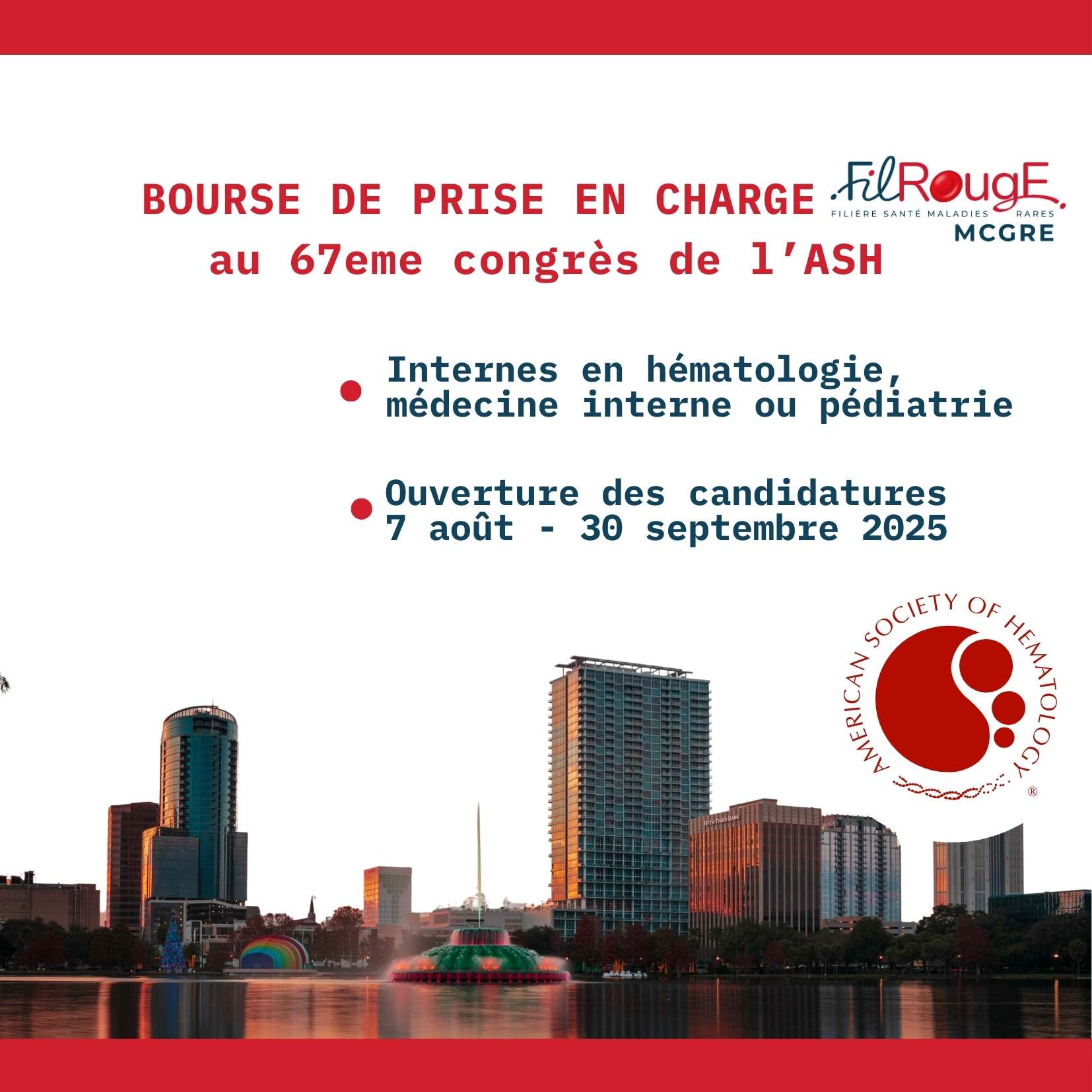 Bourses ASH - Orlando