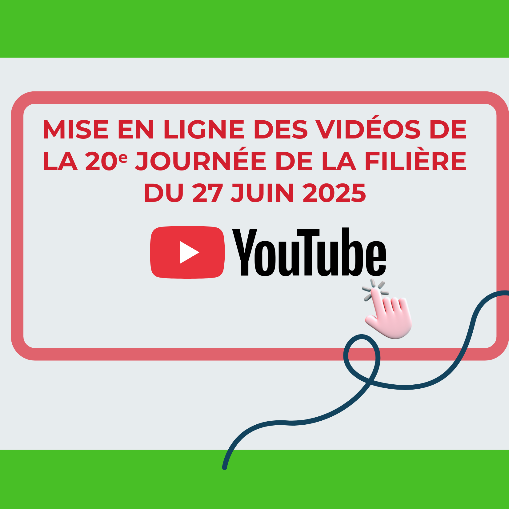 Vidéos de la 20e journée de la filière DISPONIBLES !