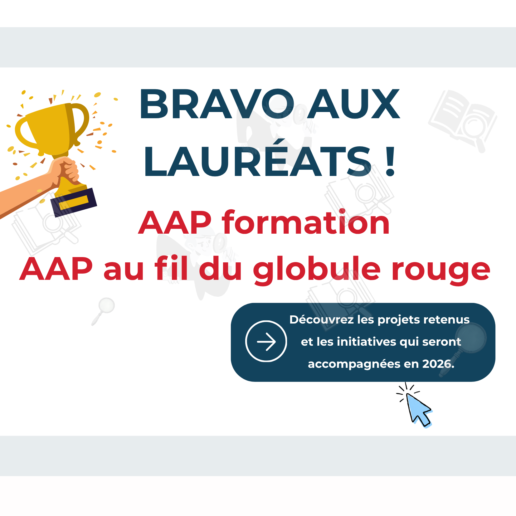 Lauréats des AAP 2026 de la filière